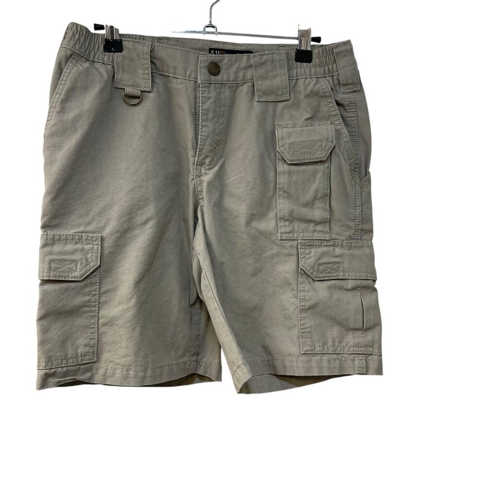 5.11 Tactical Tan Cargo Shorts Durable Utility Design